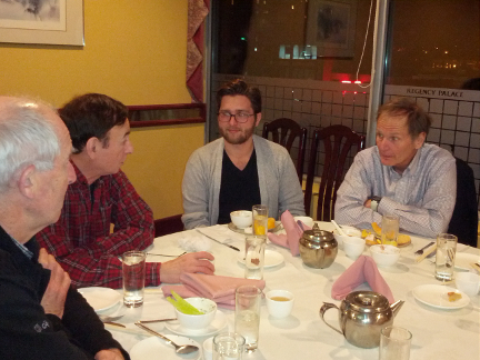 CUUG members and guests at dinner